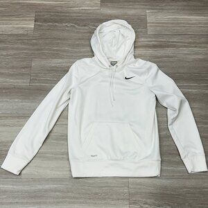 Nike White Dri-FIT Pullover Hoodie